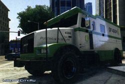 Грузовик Brute Stockade из GTA 5 Грузовик Brute Stockade из GTA 5