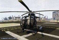Вертолет Buzzard Attack Chopper из GTA 5