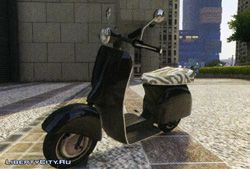 Мотоцикл Pegassi Faggio из GTA 5 Мотоцикл Pegassi Faggio из GTA 5