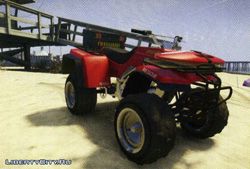 Внедорожник Nagasaki Blazer Lifeguard из GTA 5 Внедорожник Nagasaki Blazer Lifeguard из GTA 5