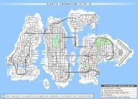 Карта оружиейных магазинов, казино и других сервисов GTA 4