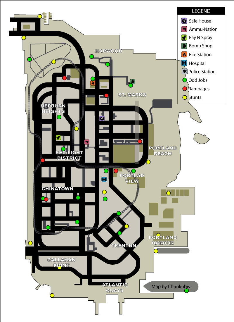 gta liberty city stories android map