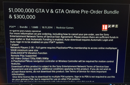 Обновленная GTA 5 займет 50 ГБ на жестком диске