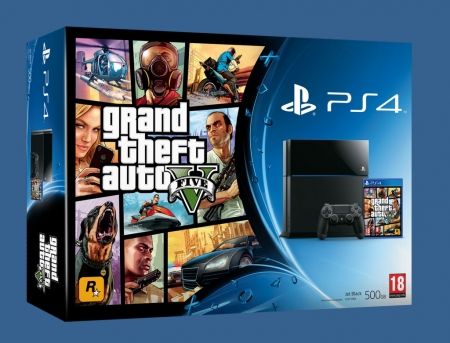 Sony показала комплекты PS4 + GTA 5