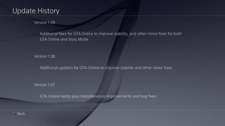 GTA 5 обновили до версии 1.09