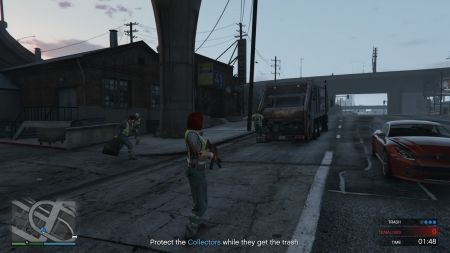 Прохождение "Серия А — финансирование" (Series A Funding)  - миссия 2: Мусоровоз (Trash Truck) в GTA 5 Online