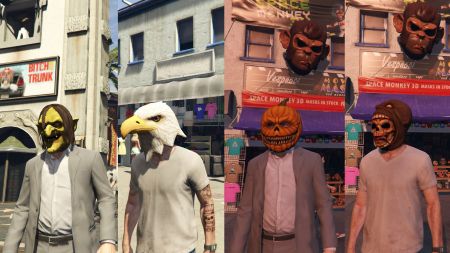 Персонализация персонажа: одежда и маски