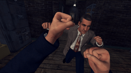 Геймплей L.A. Noire в виртуальной реальности