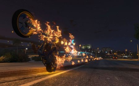 Игрок показал 4К-геймплей мода "Призрачный гонщик" для GTA 5