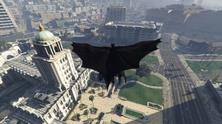 Игрок показал геймплей мода про Бэтмена для GTA 5