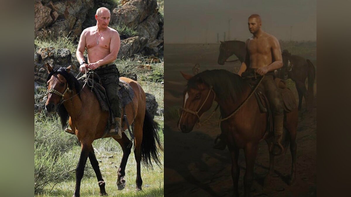 Путин на лошади, Конор Макгрегор и Гарри Поттер — лучшие косплеи в Red Dead Online