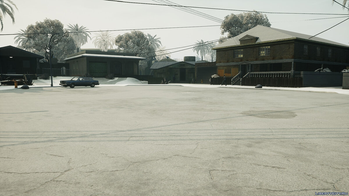 Моддеры добавили снег в GTA San Andreas — The Definitive Edition