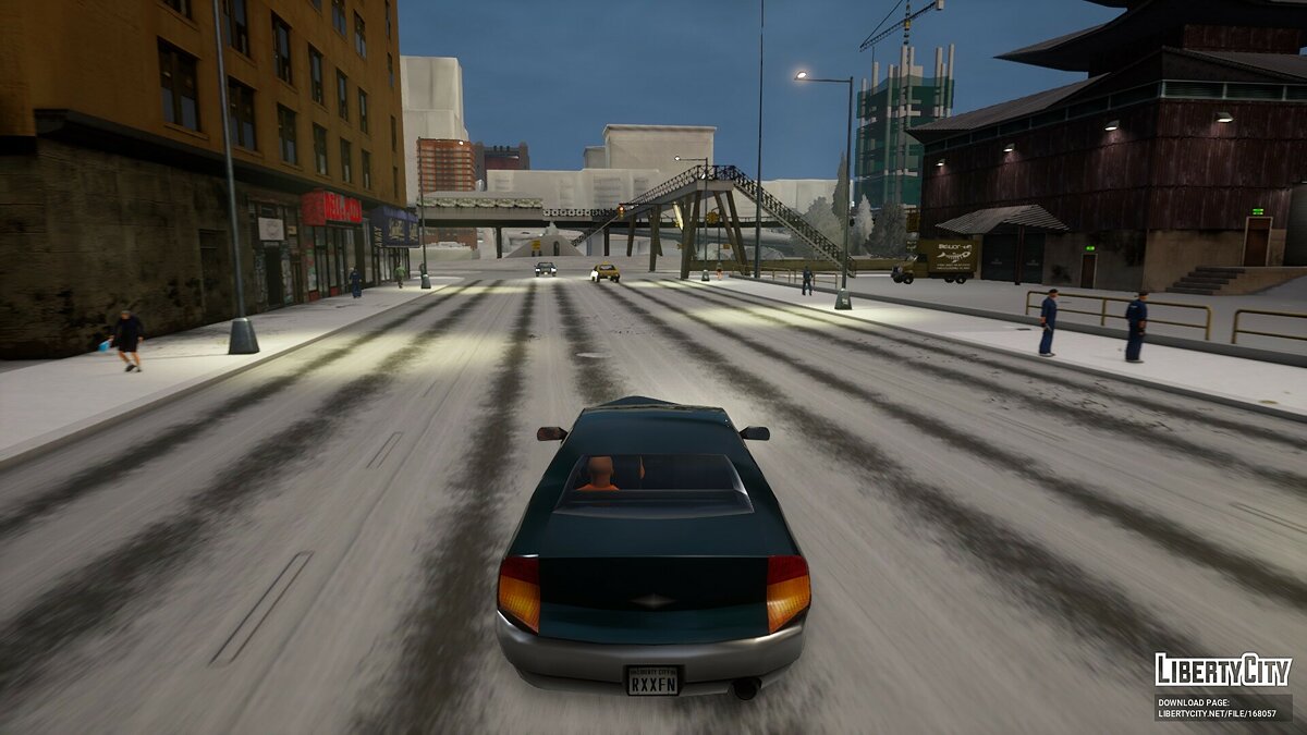 Вышел мод, который добавляет снег в ремастер GTA 3