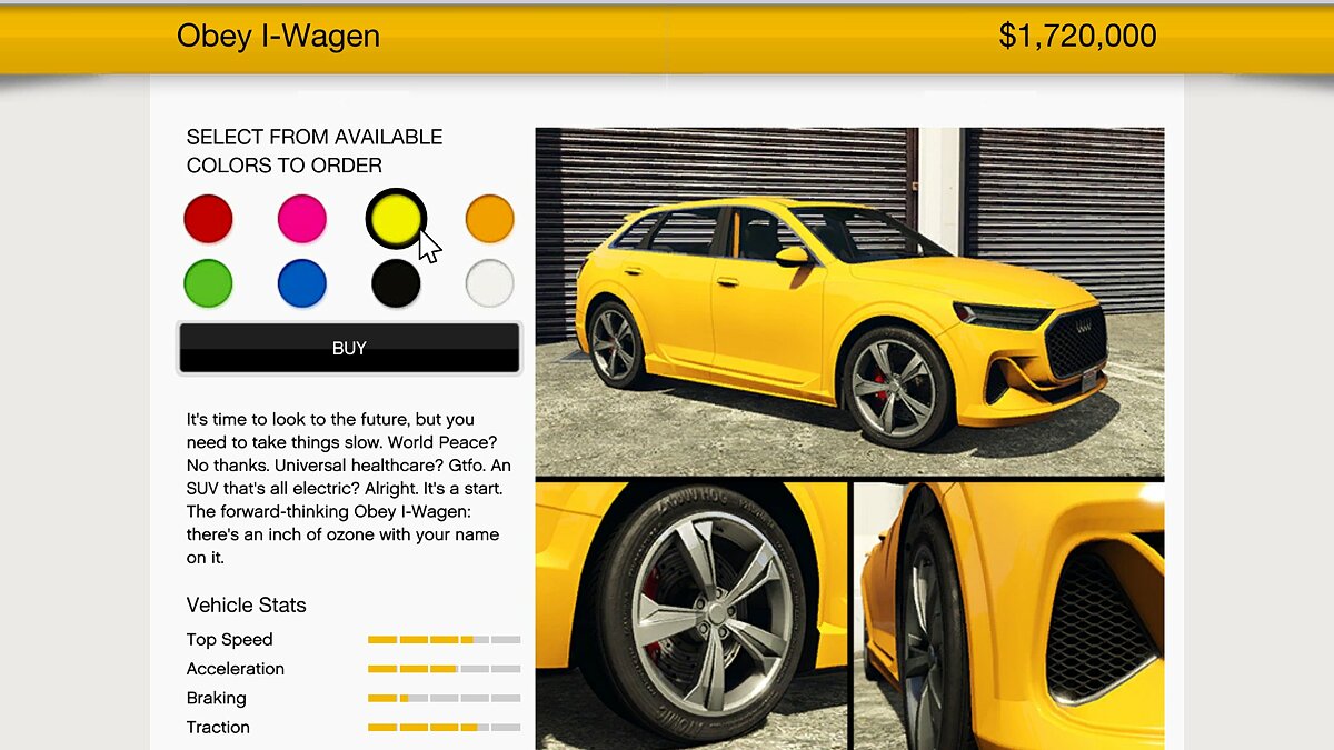 Obey I-Wagen — новое авто добавили в GTA Online