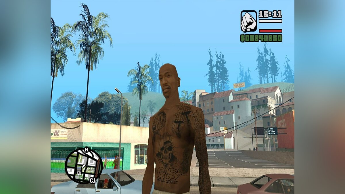 Моддер улучшил систему тату в GTA San Andreas