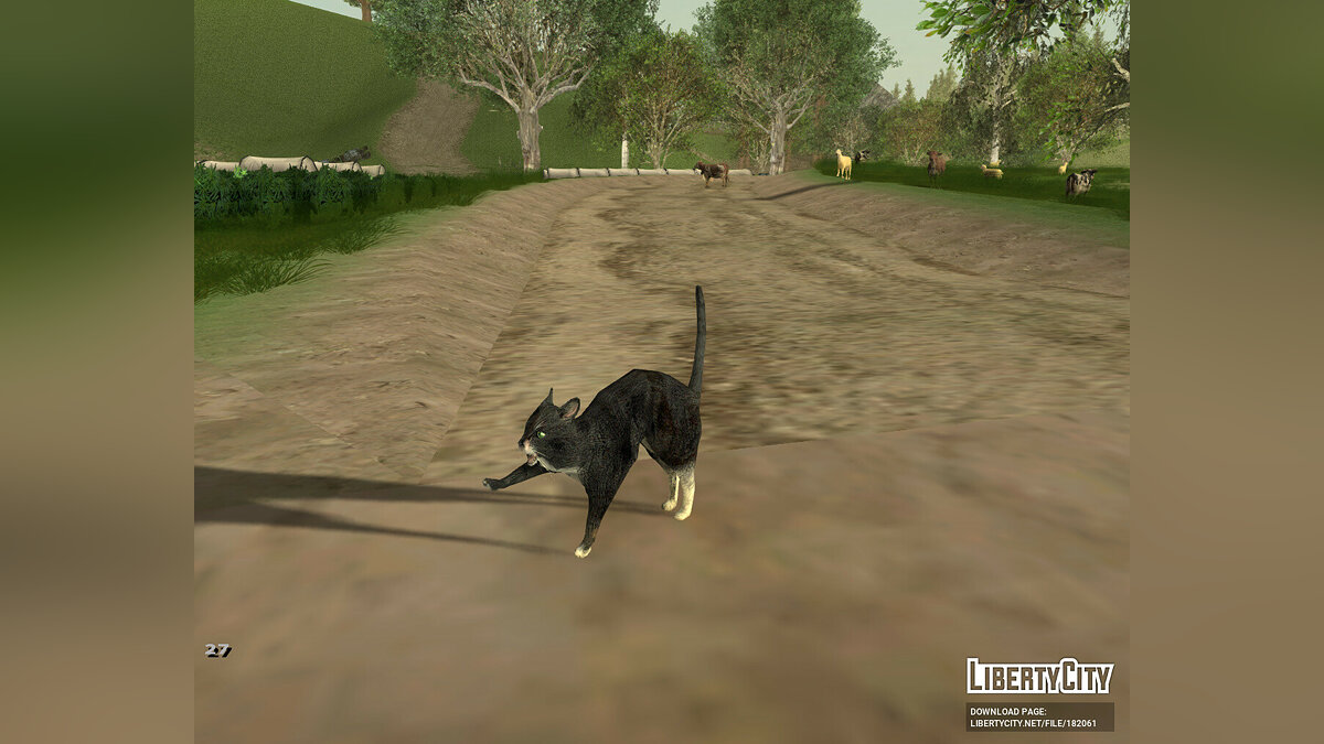 Вышла новая версия мода, добавляющего анимированных животных в GTA San Andreas