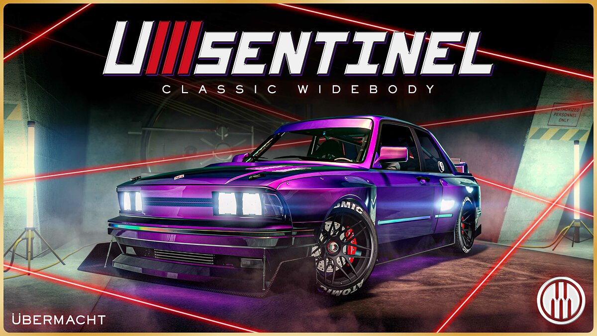 В GTA Online добавили новую модификацию спорткара Übermacht Sentinel Classic Widebody