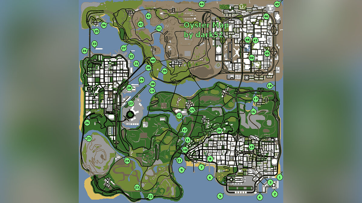 Карты GTA San Andreas