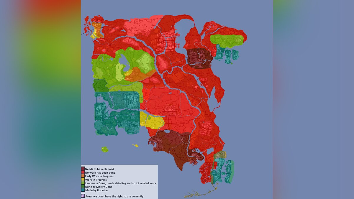 Разработчики мода Stars and Stripes для GTA San Andreas показали расширенную карту игры