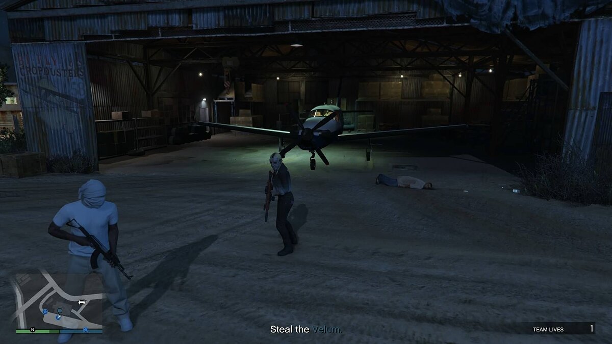 Прохождение «Побег из тюрьмы» - миссия 1: Самолет (Plane) в GTA 5 Online