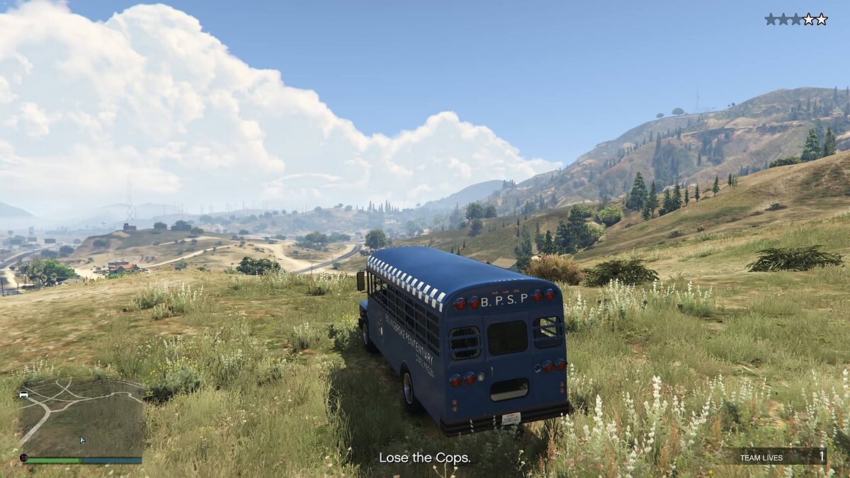 Прохождение «Побег из тюрьмы» - миссия 2: Автобус (Bus) в GTA 5 Online