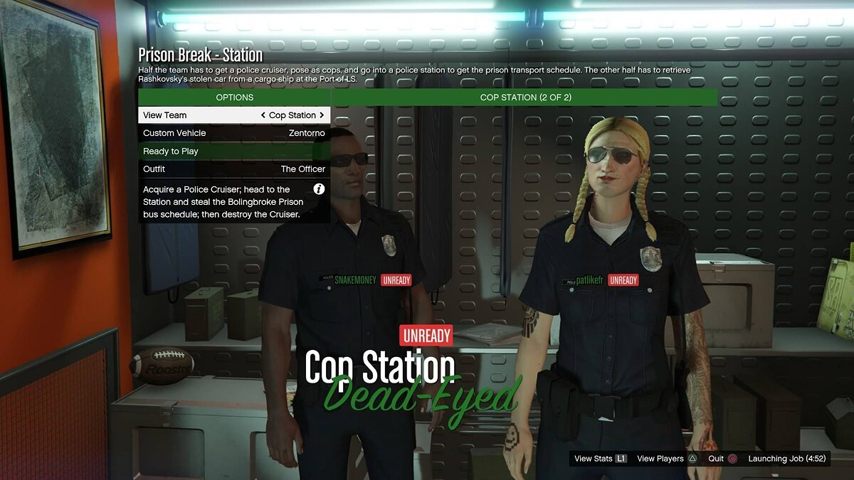 Прохождение «Побег из тюрьмы» - миссия 3: Станция (Station) в GTA 5 Online