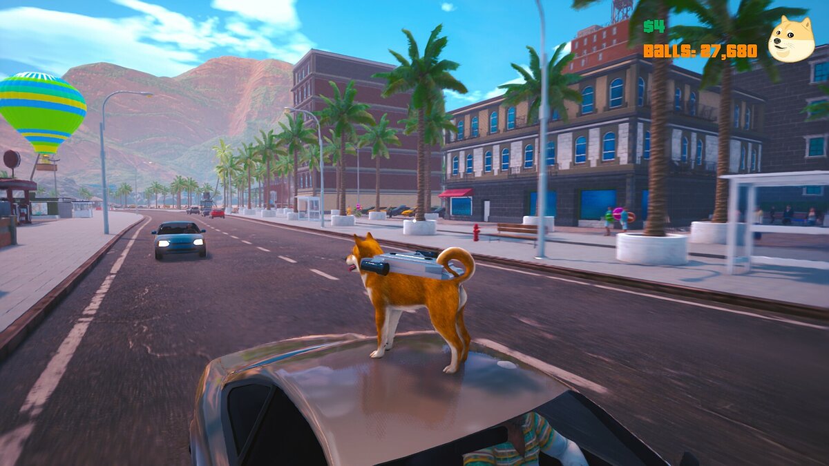 В Steam вышла демоверсия «GTA за собаку» Doge Simulator