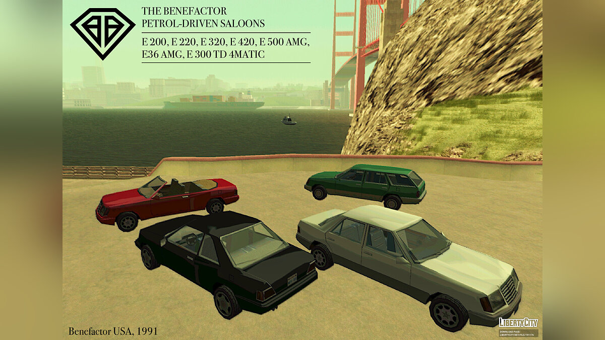 10 новых машин для GTA San Andreas, выполненных в стиле оригинальной игры