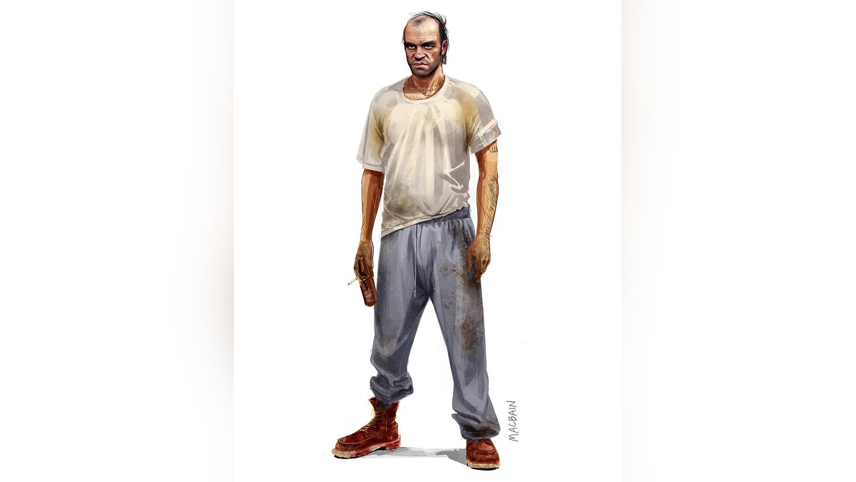 Unseen GTA 5 art with alternative designs for Trevor and Franklin have surfaced online