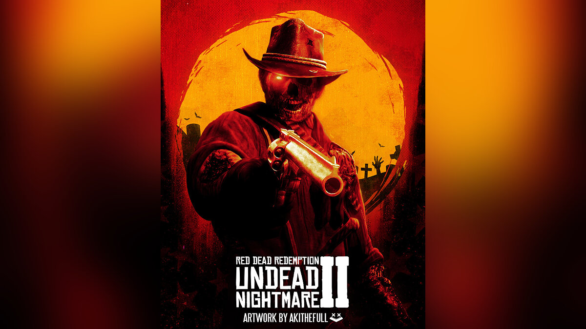 Фанат нарисовал постеры дополнения Undead Nightmare 2 для RDR 2