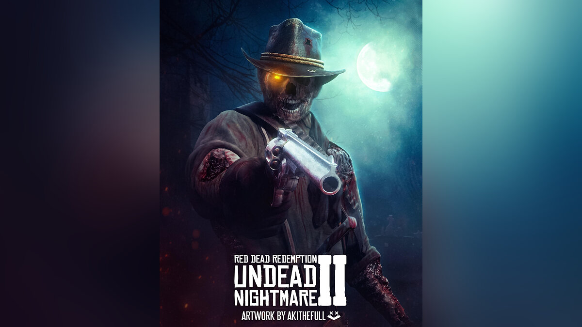 Фанат нарисовал постеры дополнения Undead Nightmare 2 для RDR 2