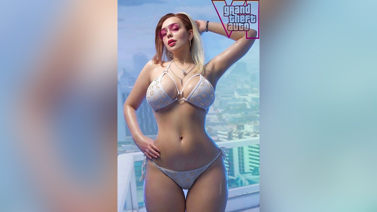 Россиянка показала косплей на девушку в бикини из Grand Theft Auto 6