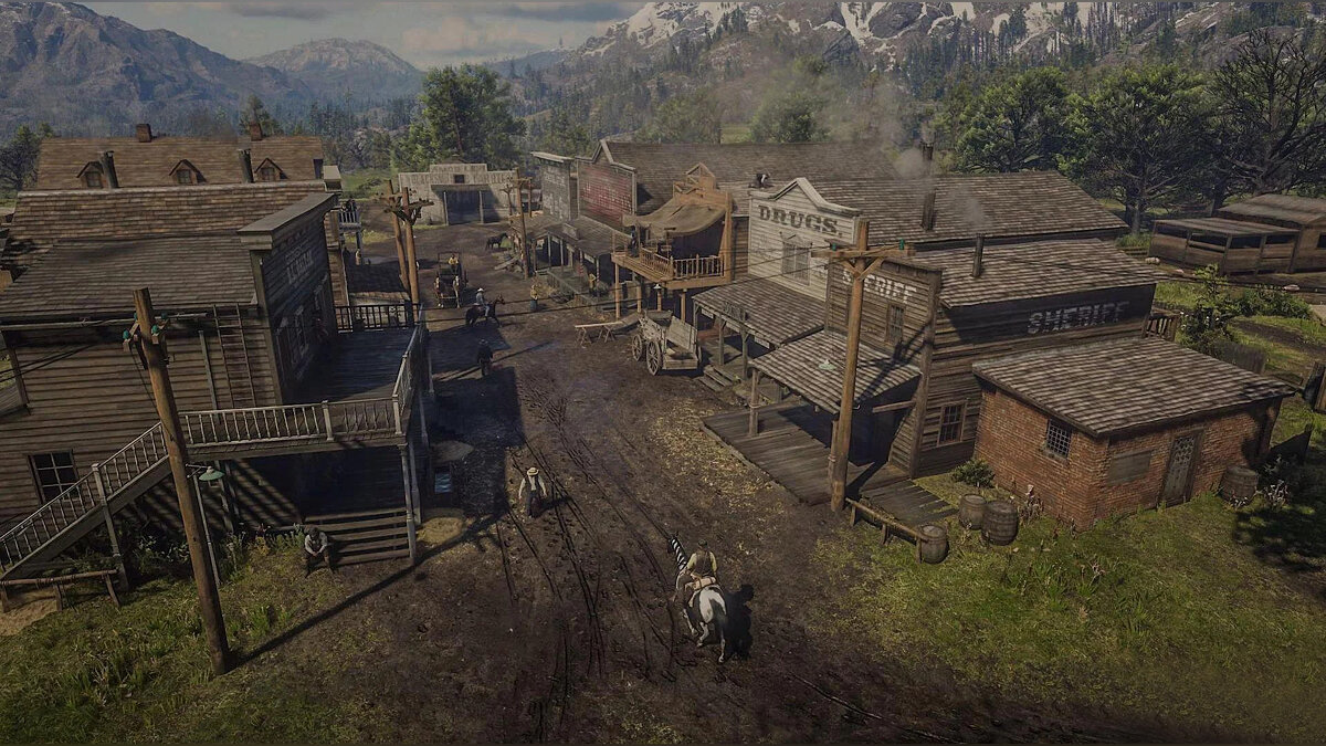 В Fortnite воссоздали город Валентайн из Red Dead Redemption 2