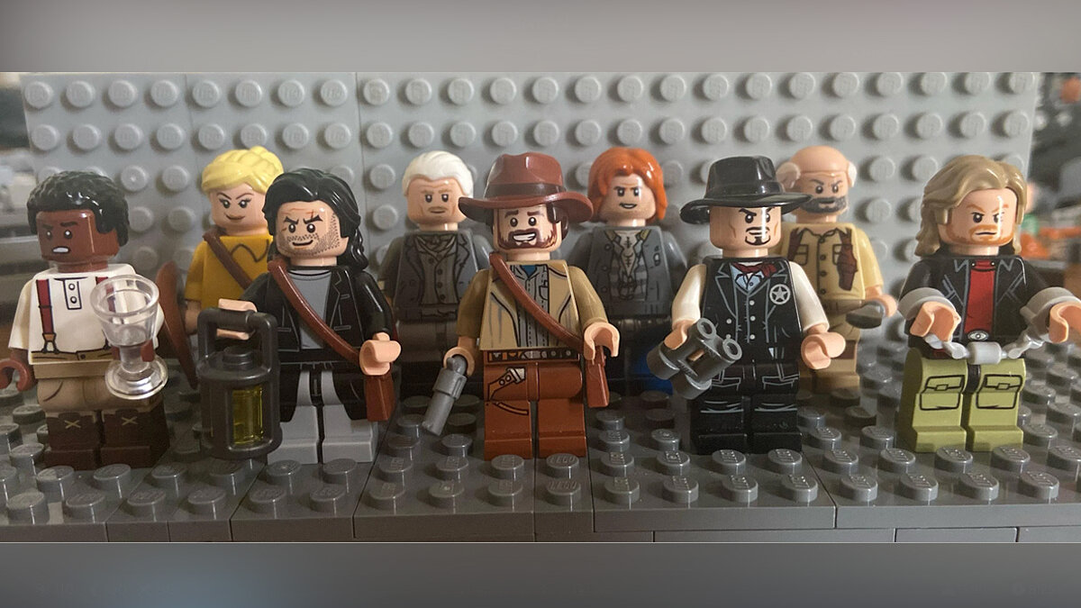 Фанат сделал Lego-фигурки персонажей из Red Dead Redemption 2 