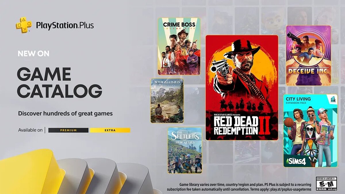 В подписки PS Plus Extra и Premium добавили Red Dead Redemption 2