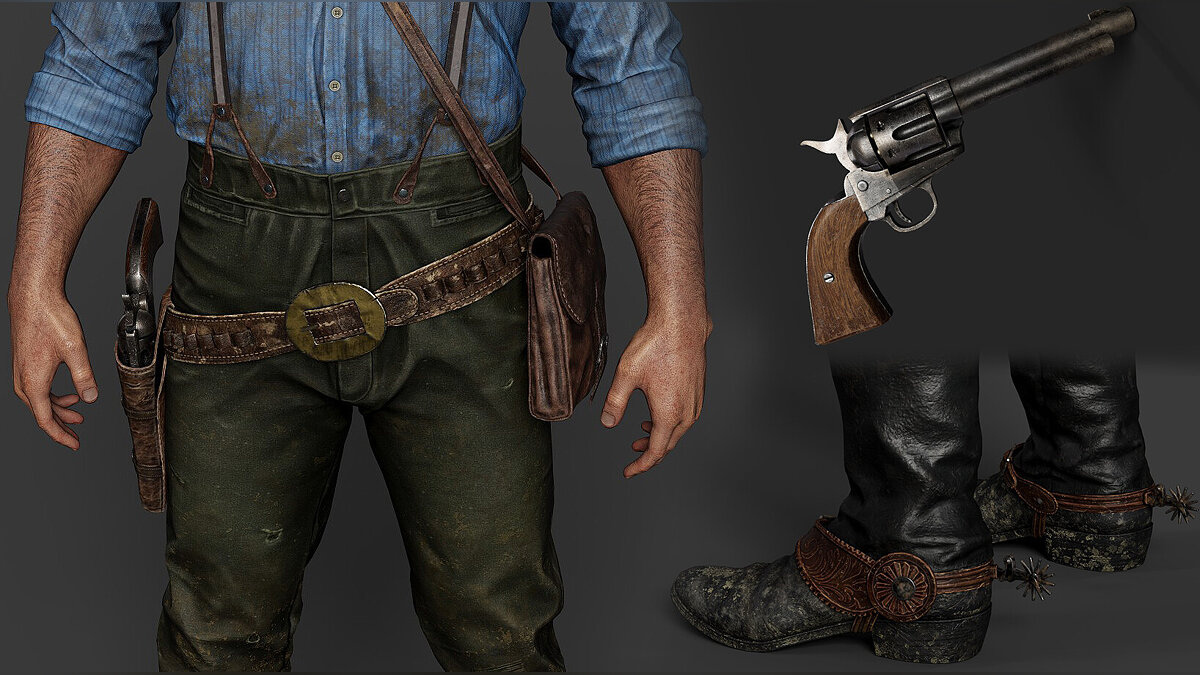 Artist meticulously recreates Arthur from Red Dead Redemption 2 as a digital figurine