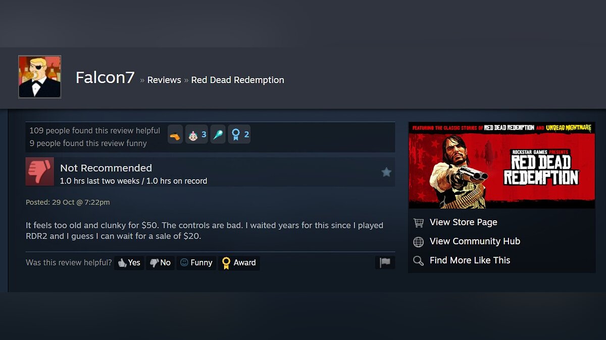 Red Dead Redemption receives overwhelmingly positive reviews on Steam with a 93% rating