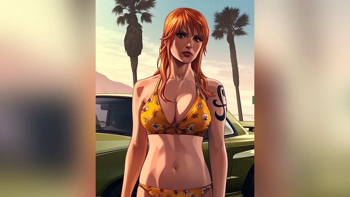 AI Imagines How One Piece Anime Characters Would Look in the World of GTA