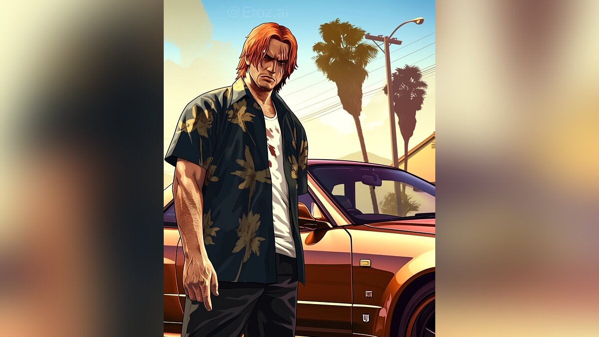 AI Imagines How One Piece Anime Characters Would Look in the World of GTA