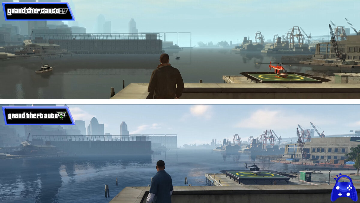 В сети сравнили GTA 4 с отмененным модом Liberty City Preservation Project для GTA 5